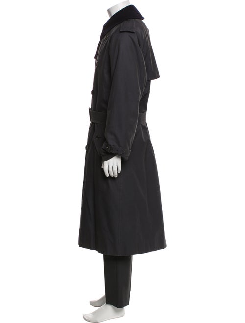 Burberry House Check Pattern Cashmere Trench Coat