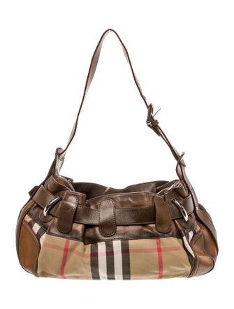 Burberry Super Nova Check Shoulder Bag