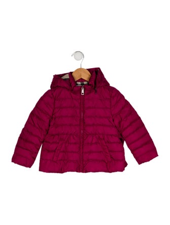 Burberry Solid Down Coat