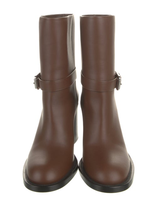Burberry Leather Moto Boots