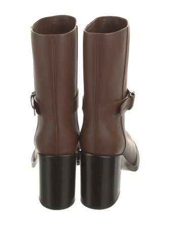 Burberry Leather Moto Boots
