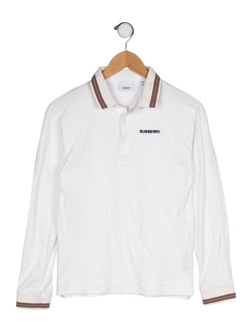 Burberry Long Sleeve Polo Top