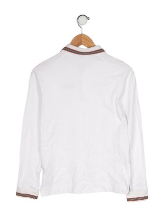 Burberry Long Sleeve Polo Top