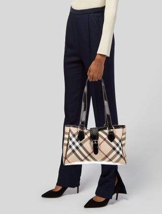 Burberry Nova Check Tote