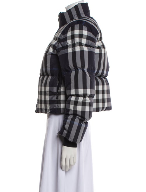 Burberry Plaid Print Jacket