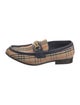 Burberry Haymarket Check Pattern Canvas Loafers