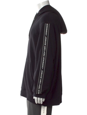 Burberry House Check Pattern V-Neck Hoodie