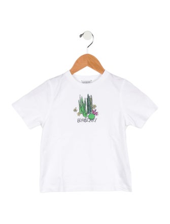 Burberry Toddler Girls' Graphic Print Short Sleeve Top