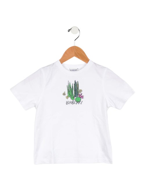 Burberry Toddler Girls' Graphic Print Short Sleeve Top