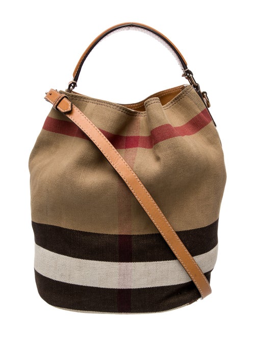 Burberry Canvas Bucket Bag