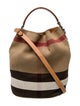 Burberry Canvas Bucket Bag