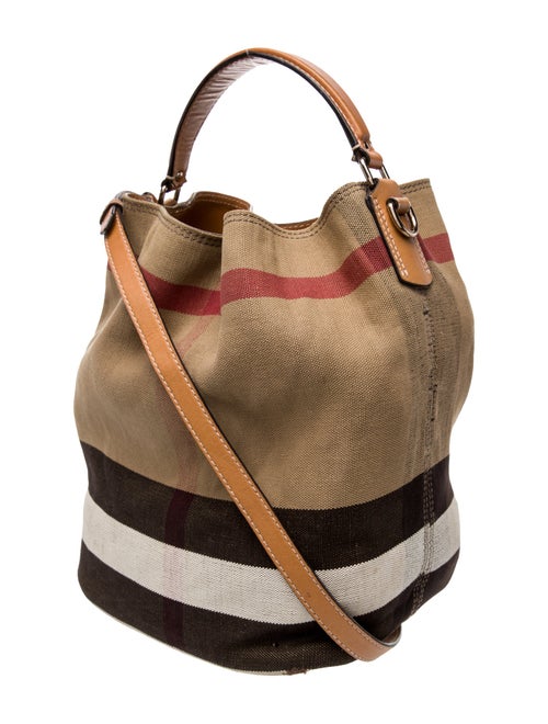 Burberry Canvas Bucket Bag