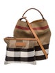 Burberry Canvas Bucket Bag