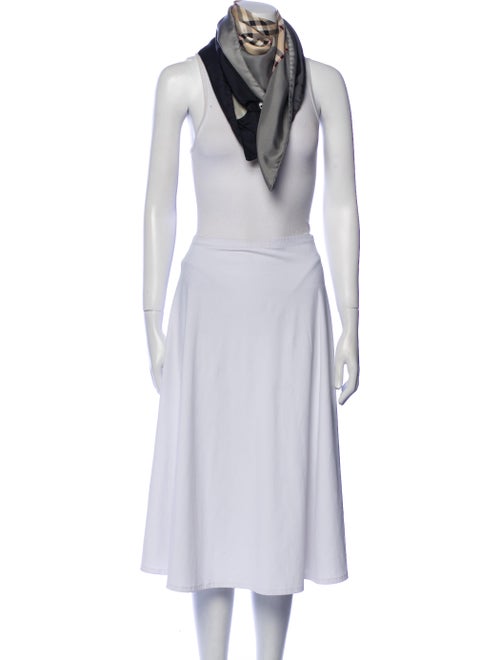 Burberry Silk House Check Pattern Scarf