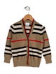 Burberry Check Print Cardigan