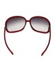 Burberry Oversize Gradient Sunglasses