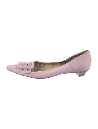 Burberry Canvas Ballet Flats