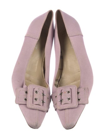 Burberry Canvas Ballet Flats