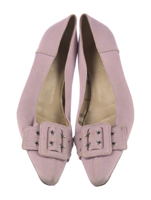 Burberry Canvas Ballet Flats