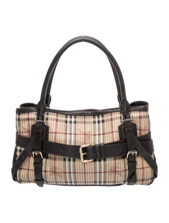 Burberry Haymarket Check Kentoville Tote