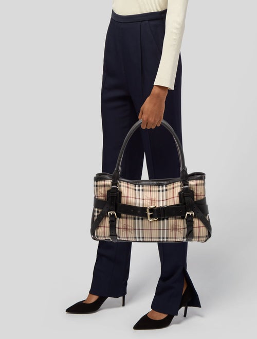 Burberry Haymarket Check Kentoville Tote