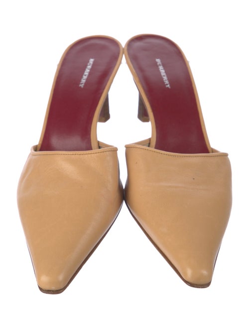 Burberry Leather Mules