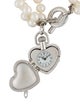 Burberry Heart Charm & Pearl Bead Bracelet Watch