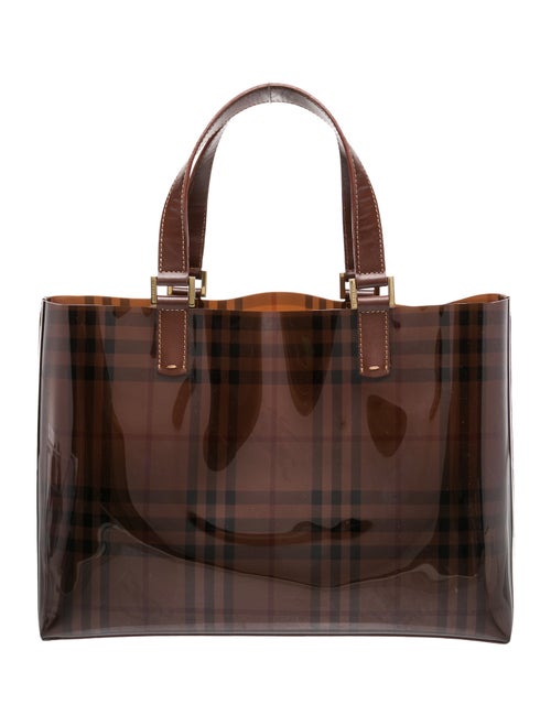 Burberry Nova Check Top Handle Bag