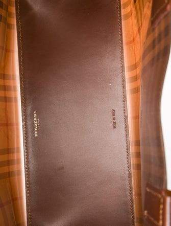Burberry Nova Check Top Handle Bag