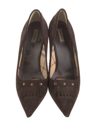 Burberry Suede Pumps