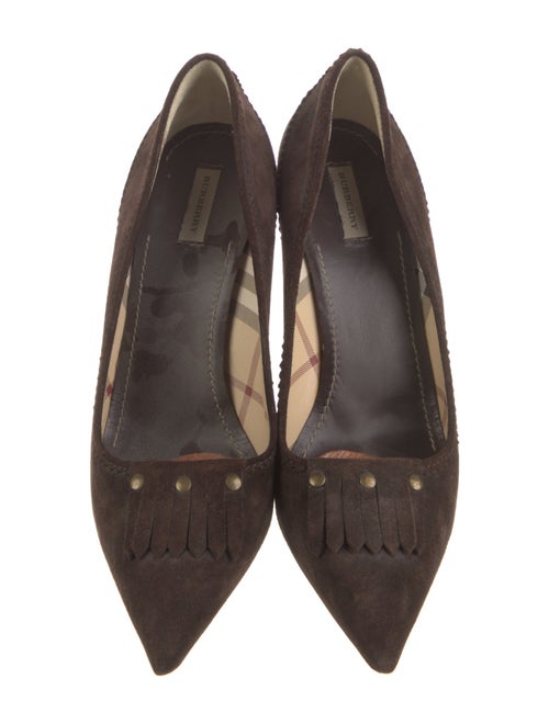 Burberry Suede Pumps