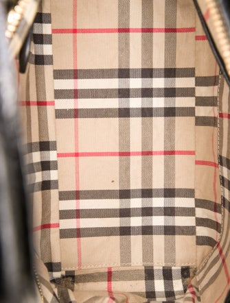 Burberry Nova Check Top Handle Bag
