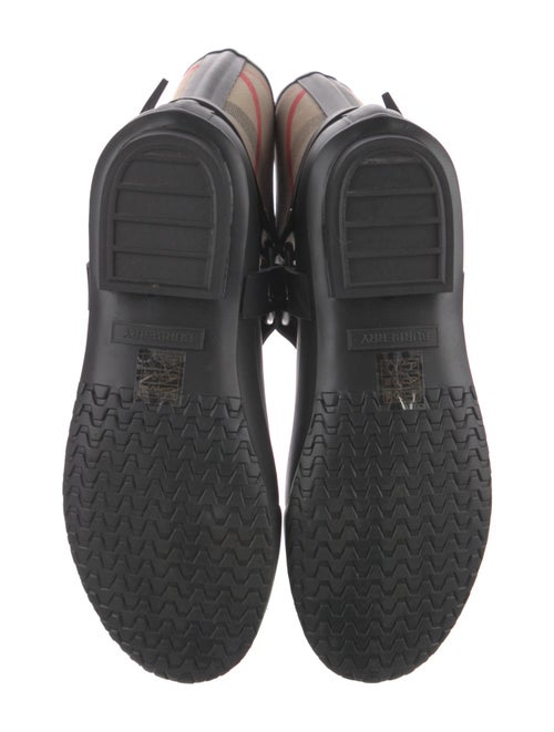 Burberry Nova Check Pattern Rubber Rain Boots