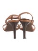 Burberry Leather T-Strap Sandals