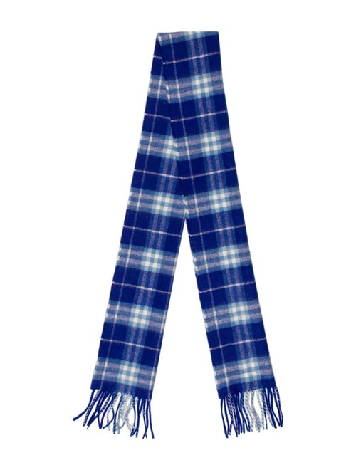 Burberry Cashmere Nova Check Pattern Scarf