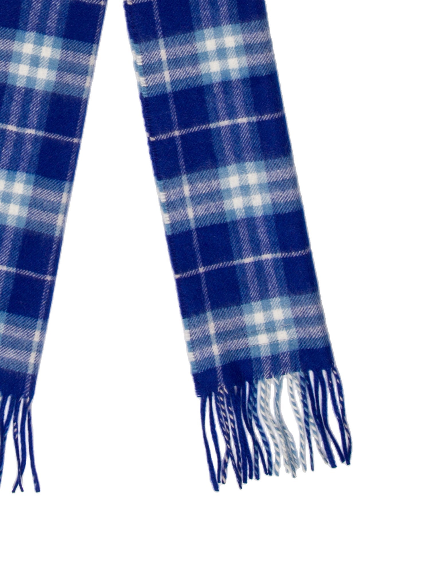 Burberry Cashmere Nova Check Pattern Scarf