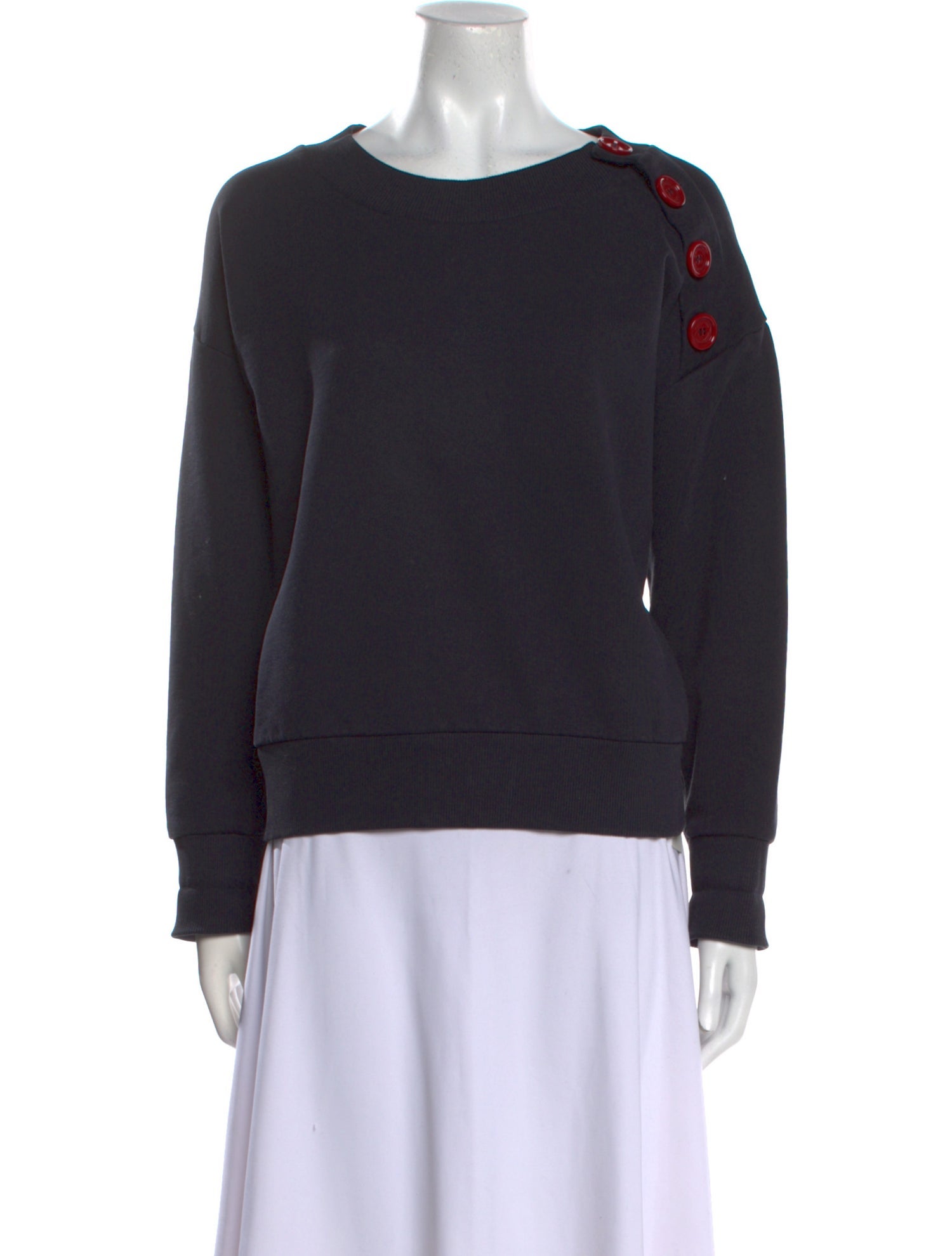 Burberry Crew Neck Long Sleeve Sweatshirt