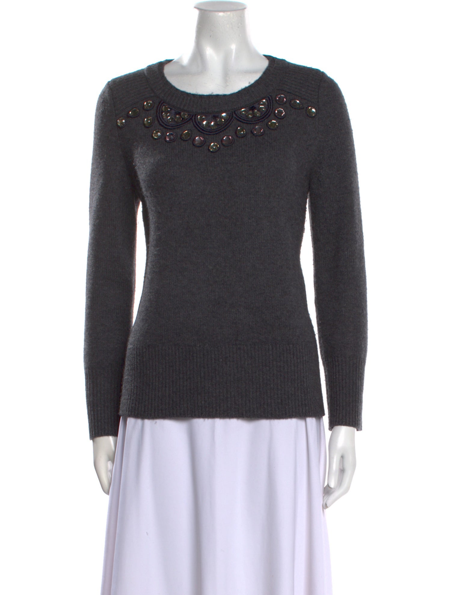 Burberry Wool Scoop Neck Sweater