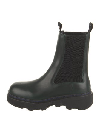 Burberry Leather Chelsea Boots