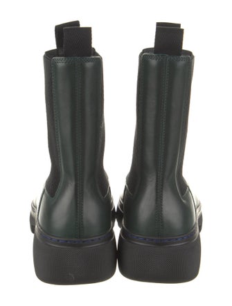 Burberry Leather Chelsea Boots