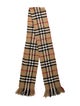 Burberry Cashmere House Check Pattern Scarf
