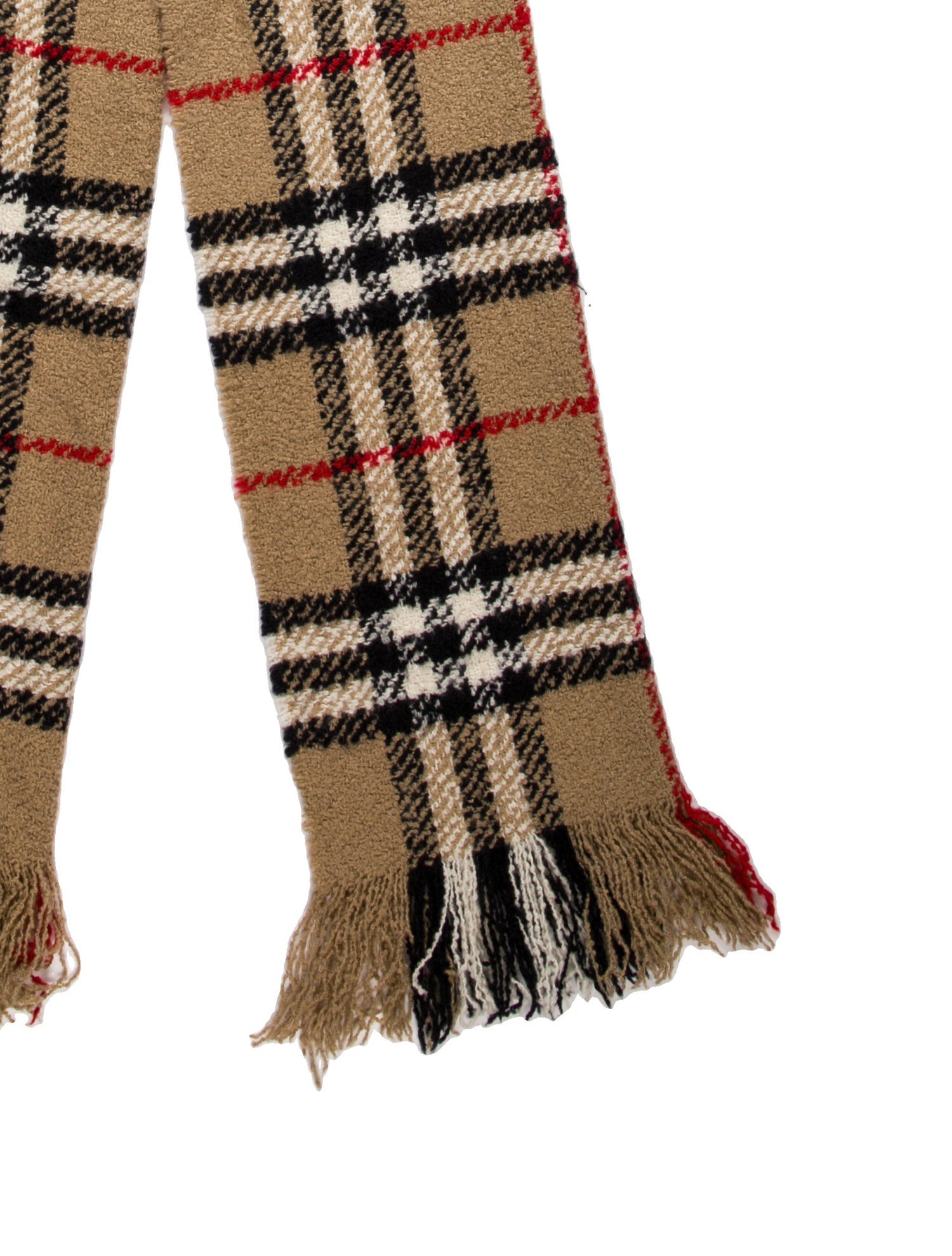 Burberry Cashmere House Check Pattern Scarf