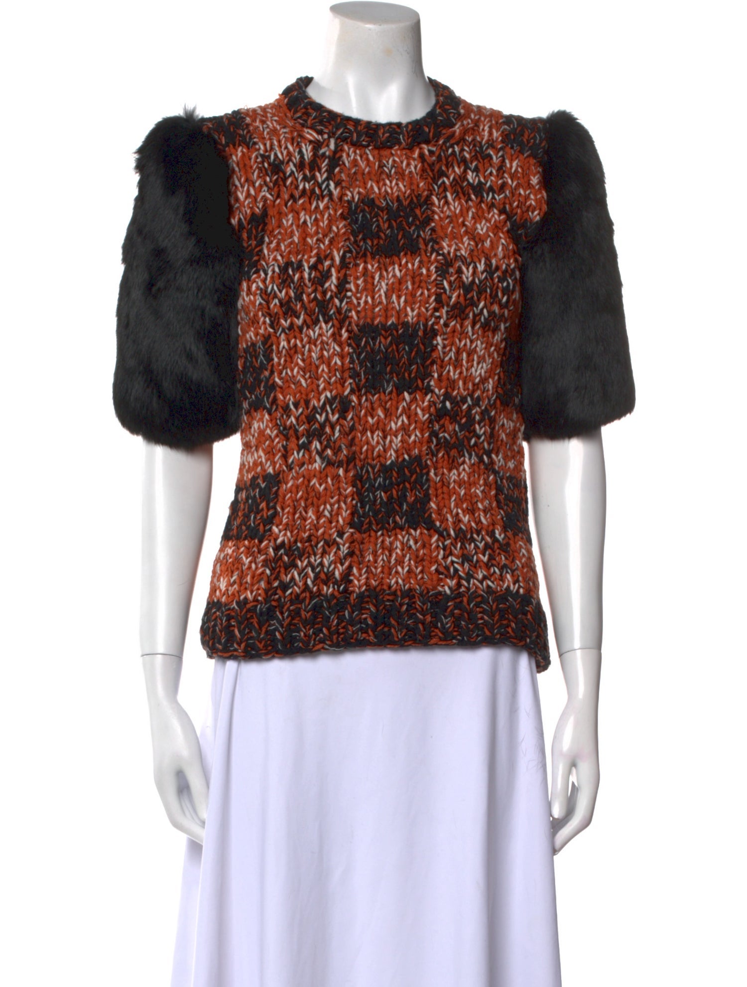 Burberry Prorsum Merino Wool Printed Sweater