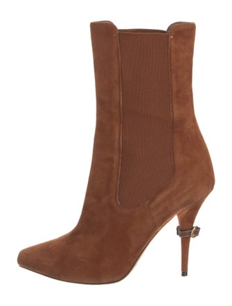 Burberry Suede Sock Boots