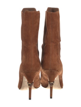 Burberry Suede Sock Boots