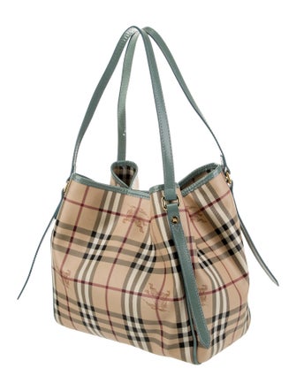Burberry Haymarket Check Bucket Bag