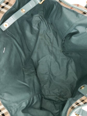 Burberry Haymarket Check Bucket Bag