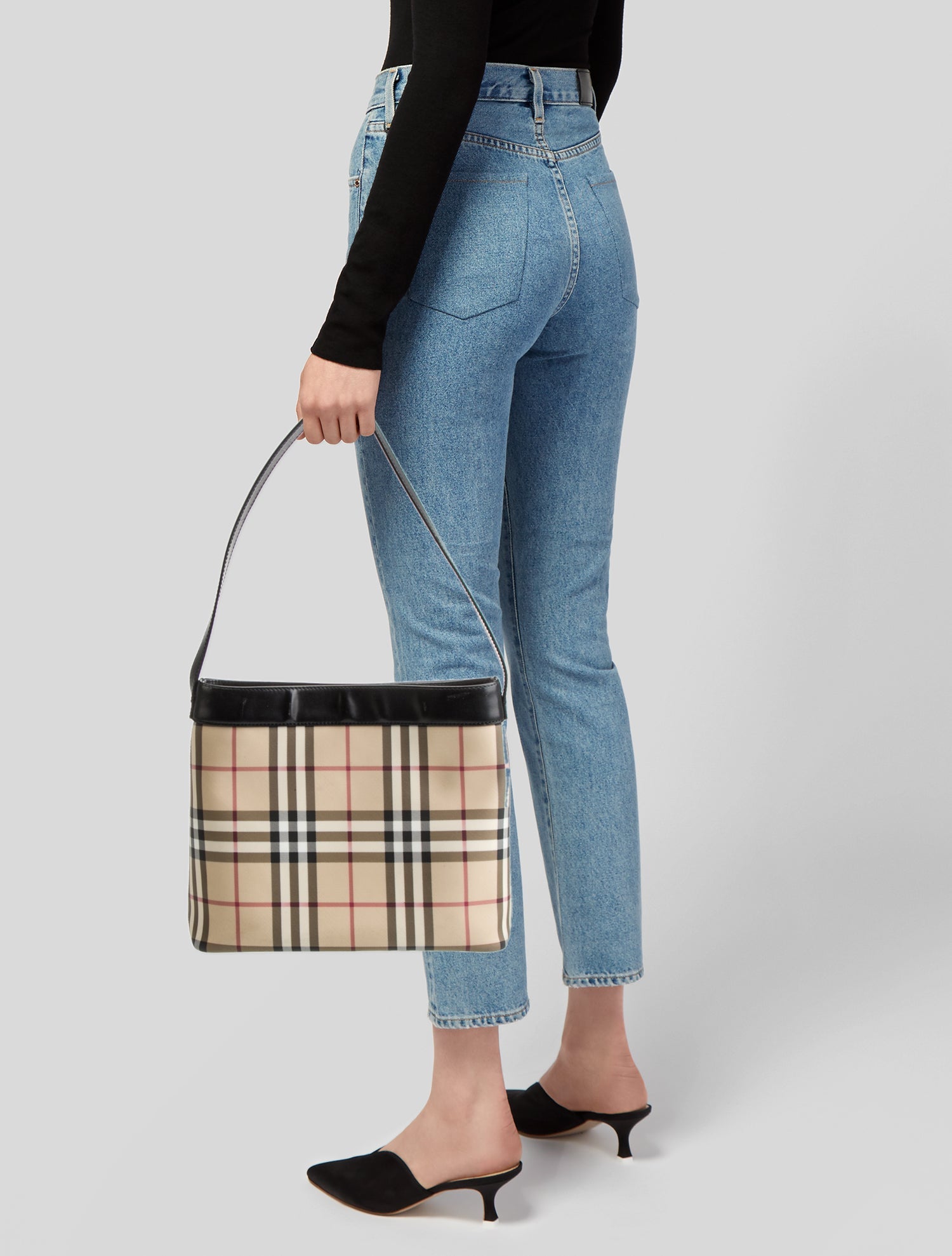 Burberry London Nova Check Shoulder Bag