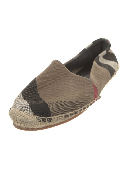 Burberry House Check Pattern Canvas Espadrilles