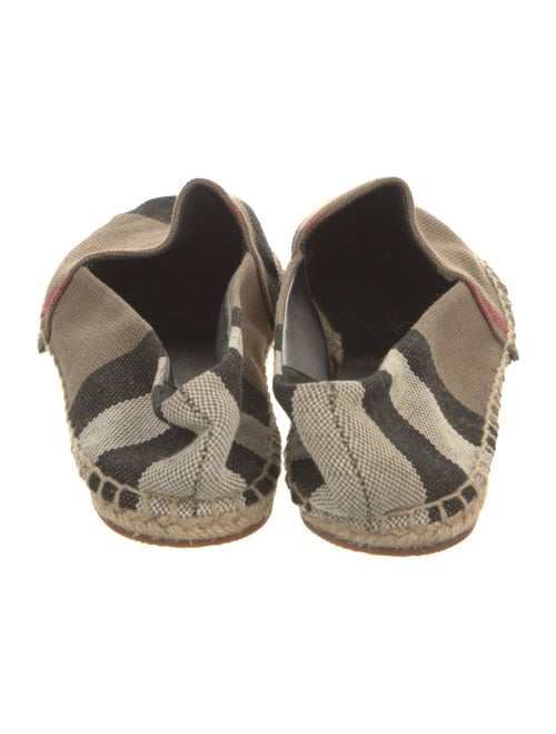 Burberry House Check Pattern Canvas Espadrilles